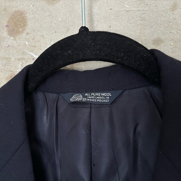 Vintage Burberry London Wool Blazer - Picture 2 of 9